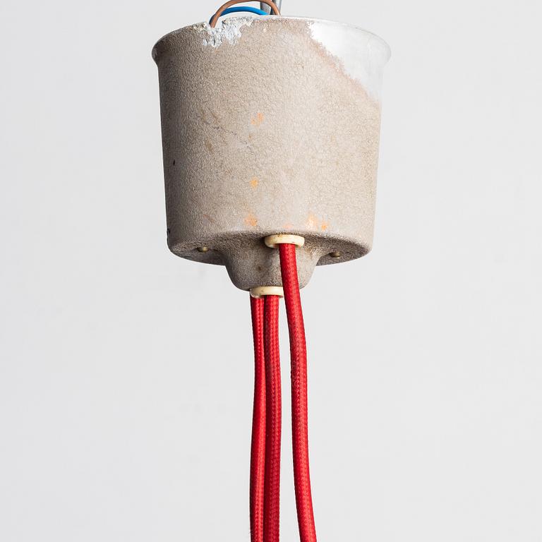 Bertil Brisborg, a pair of ceiling lamps, Nordiska Kompaniet, 1950s.