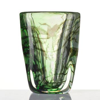 Edward Hald, a graal glass vase, Orrefors 1937, no 96.