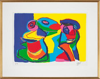 Karel Appel · KAREL APPEL, färglitografi, sign.