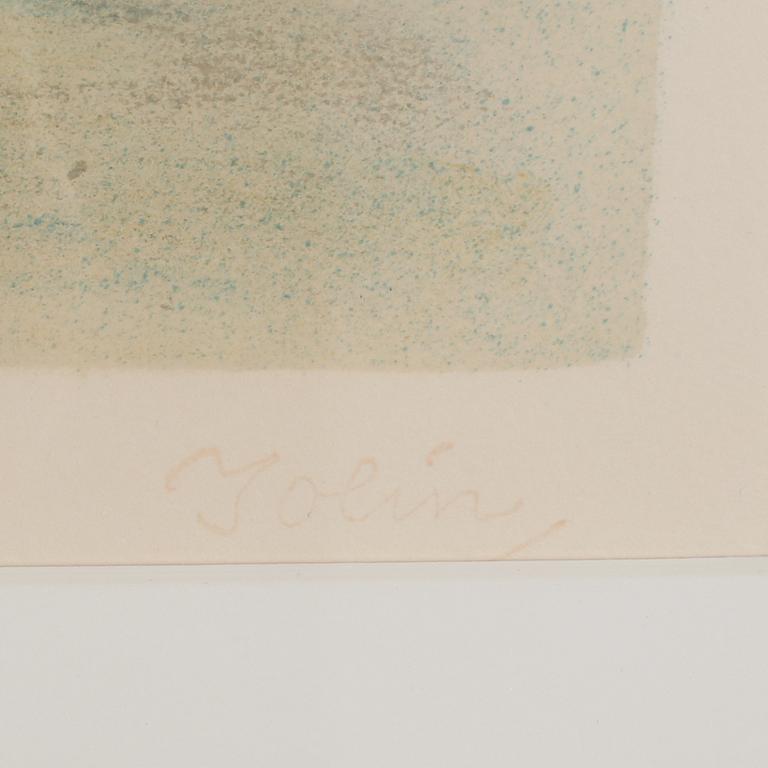 EINAR JOLIN, färglitografi, signerad och numrerad 131/360.