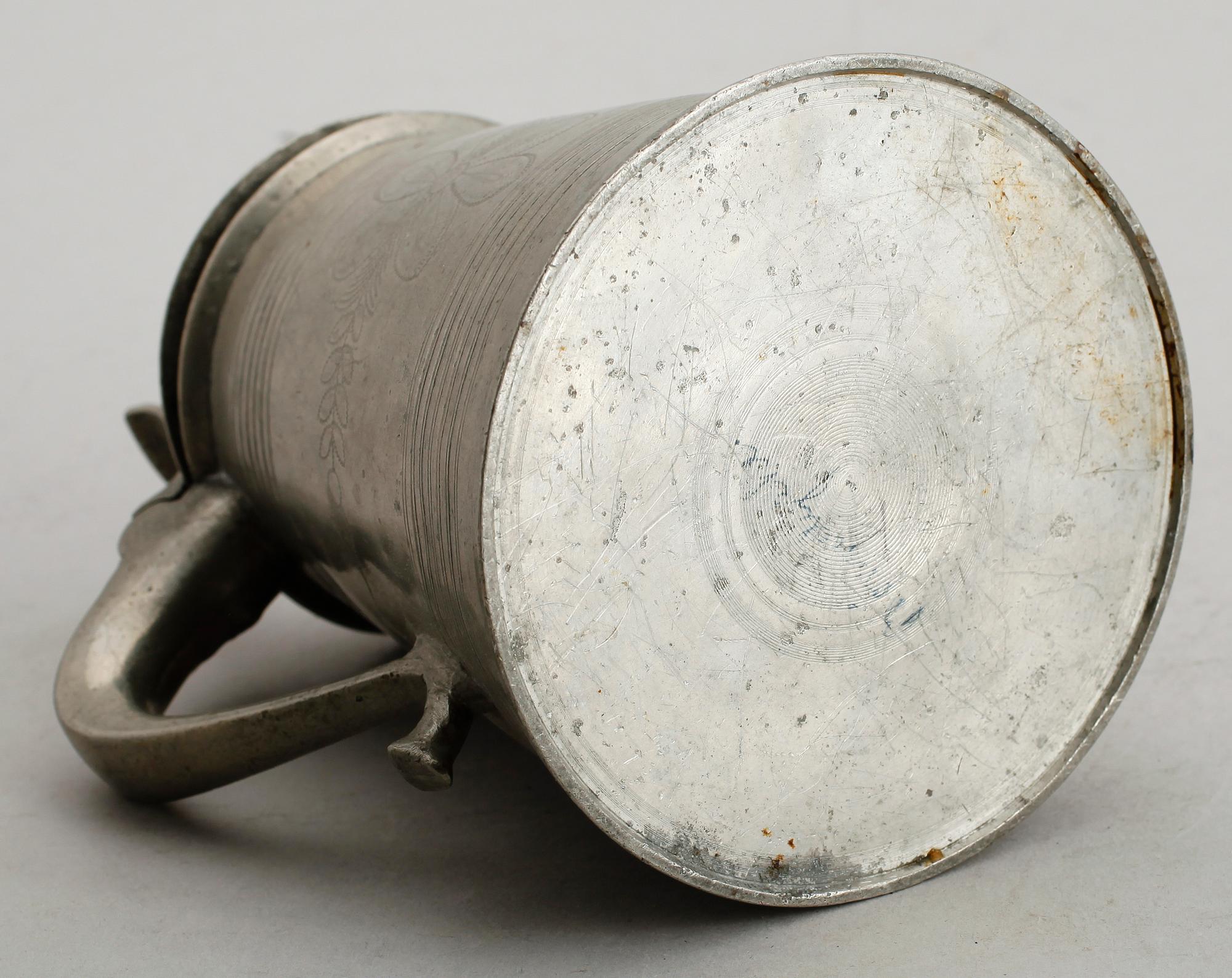 STOP samt KANNA, tenn, 1800-tal.