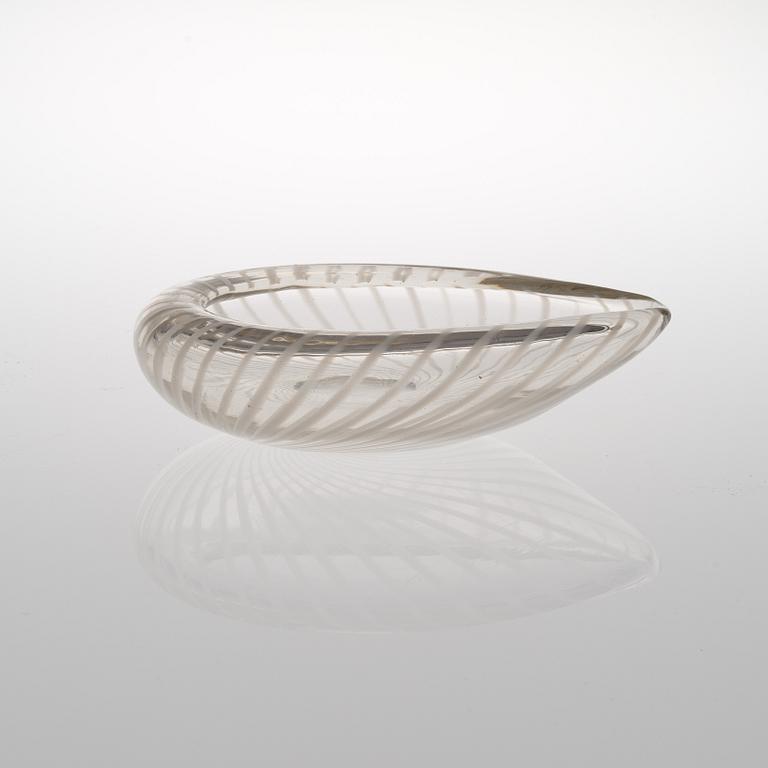 NANNY STILL, filigraanilasia, "Tohveli" signeerattu Nanny Still, Riihimäen Lasi Oy.