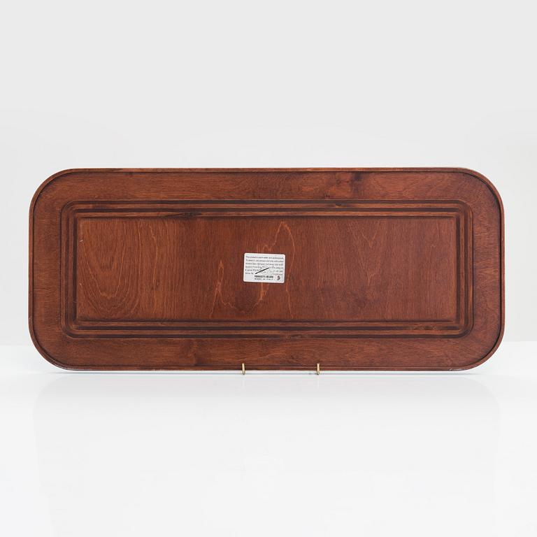 A Piero Fornasetti tray 'Cittá di Carte', Milan, Italy.