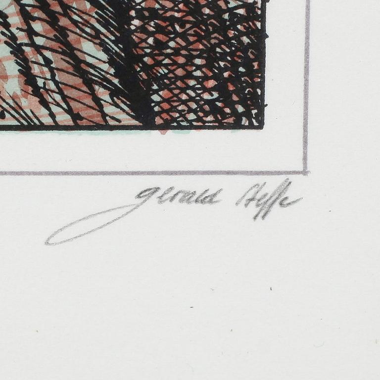 GERALD STEFFE, färglitografi, signerad och numrerad 18/225.