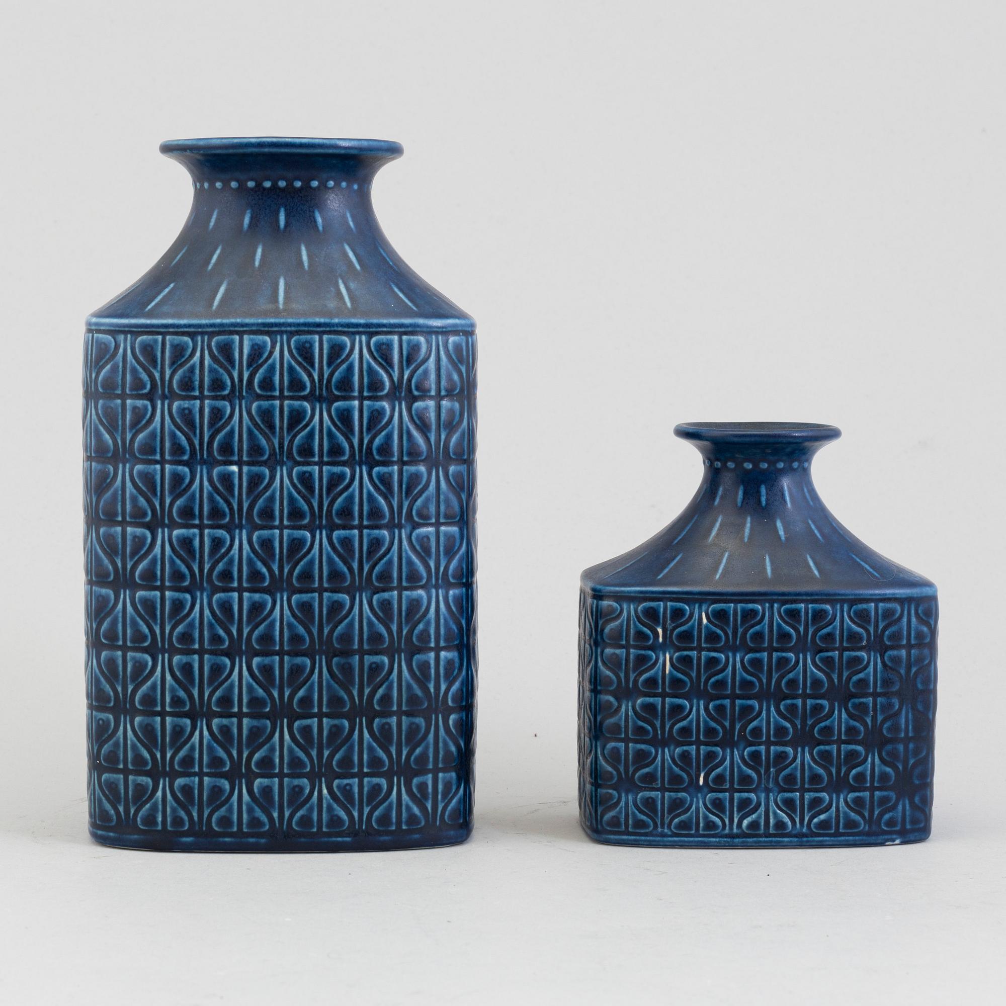 Two stoneware vases 