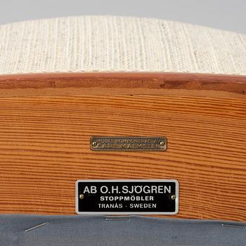 Carl Malmsten, fåtölj, "Vår Fru", O.H.Sjögren, 1900-talets andra hälft.