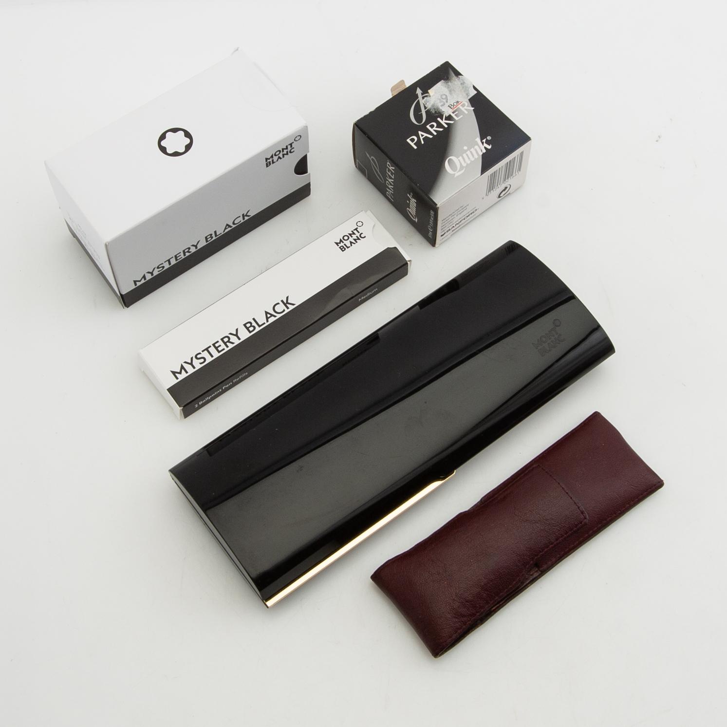 Mont Blanc fountain pen and ballpoint pen "Meisterstück".