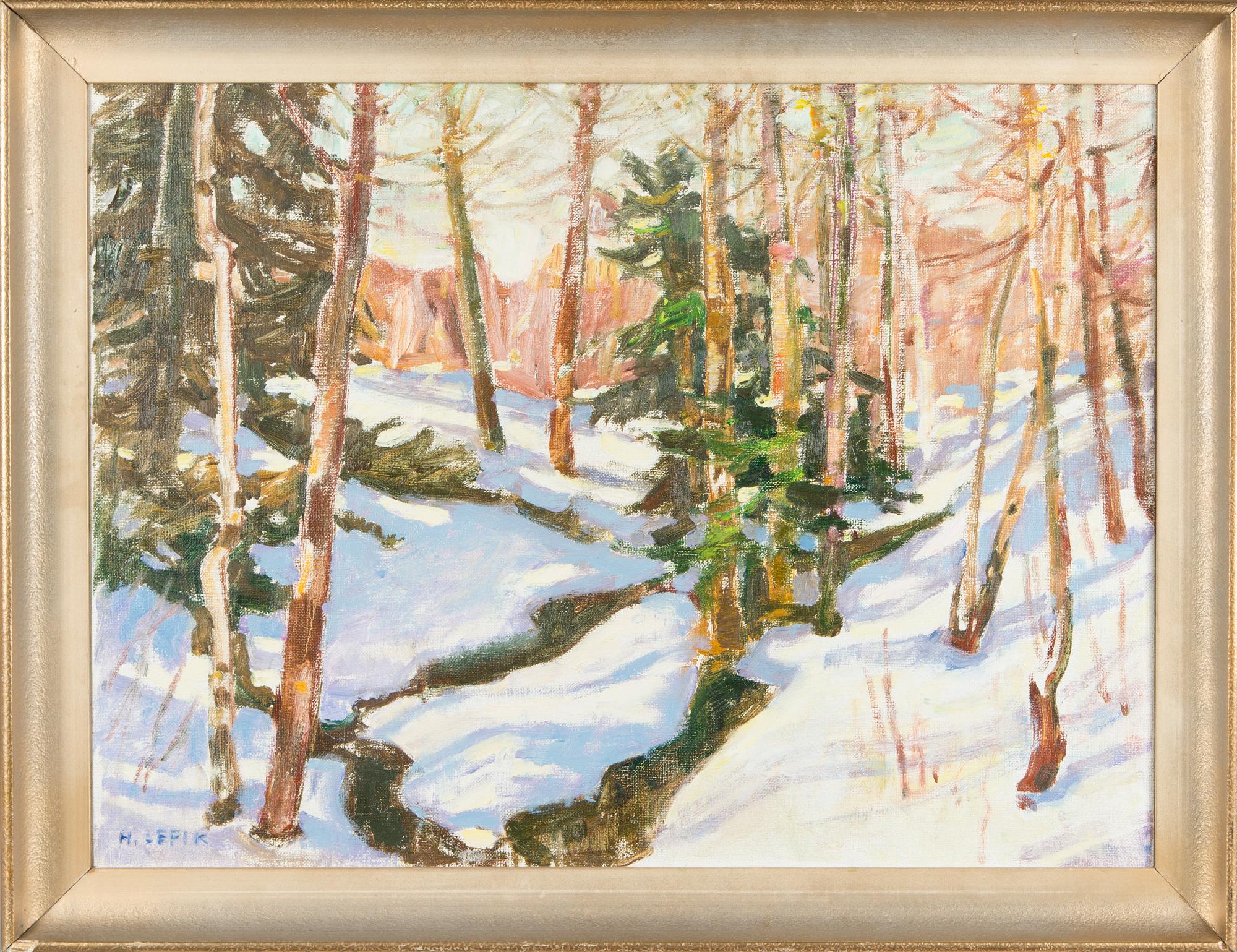 Hugo Lepik, Winter morning.