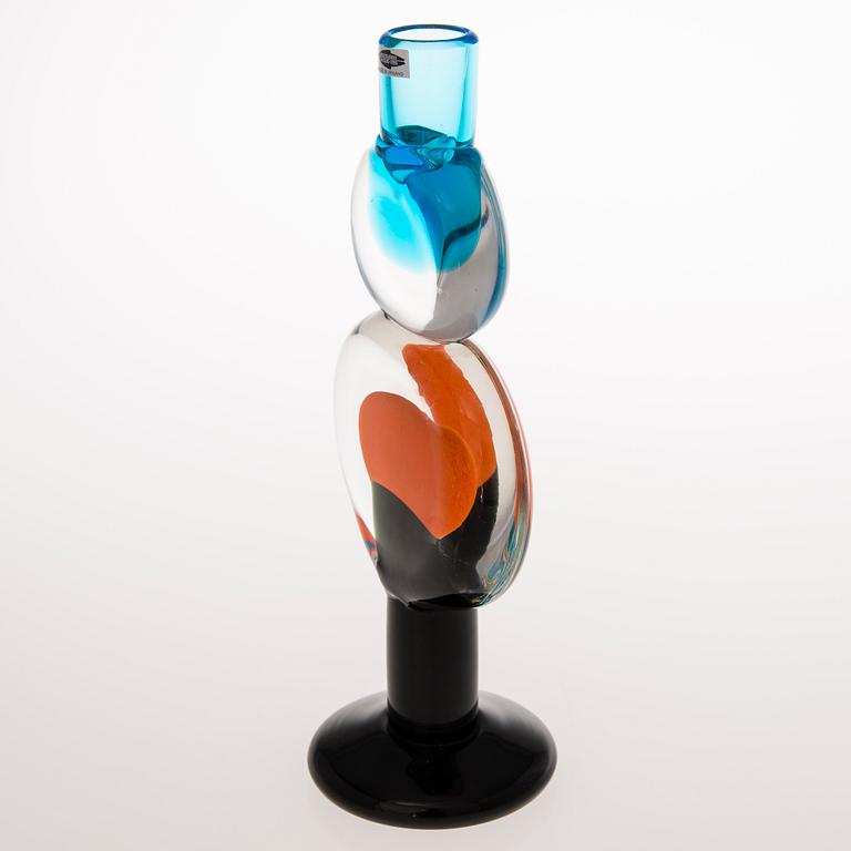 Oiva Toikka, A candlestick signed Oiva Toikka, Nuutajärvi Notsjö.