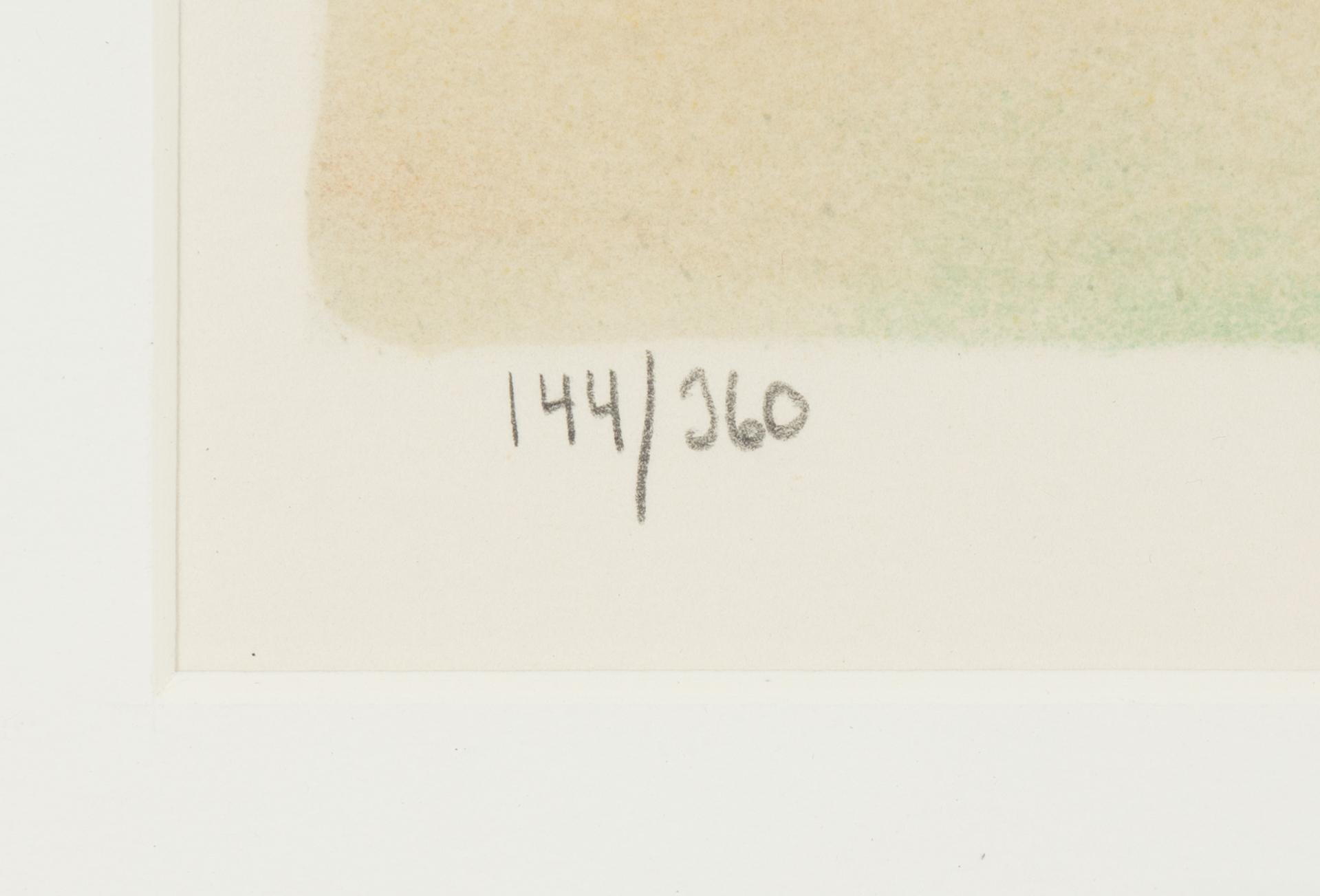 Einar Jolin, lithograph in colours, signed and numbered 144/360.