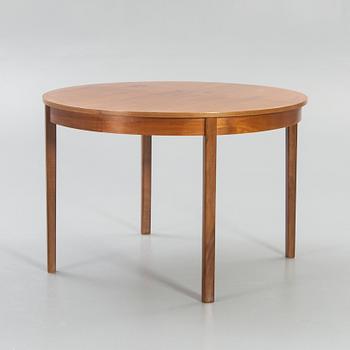 A 1960/70s walnut dining table from Skaraborgs.