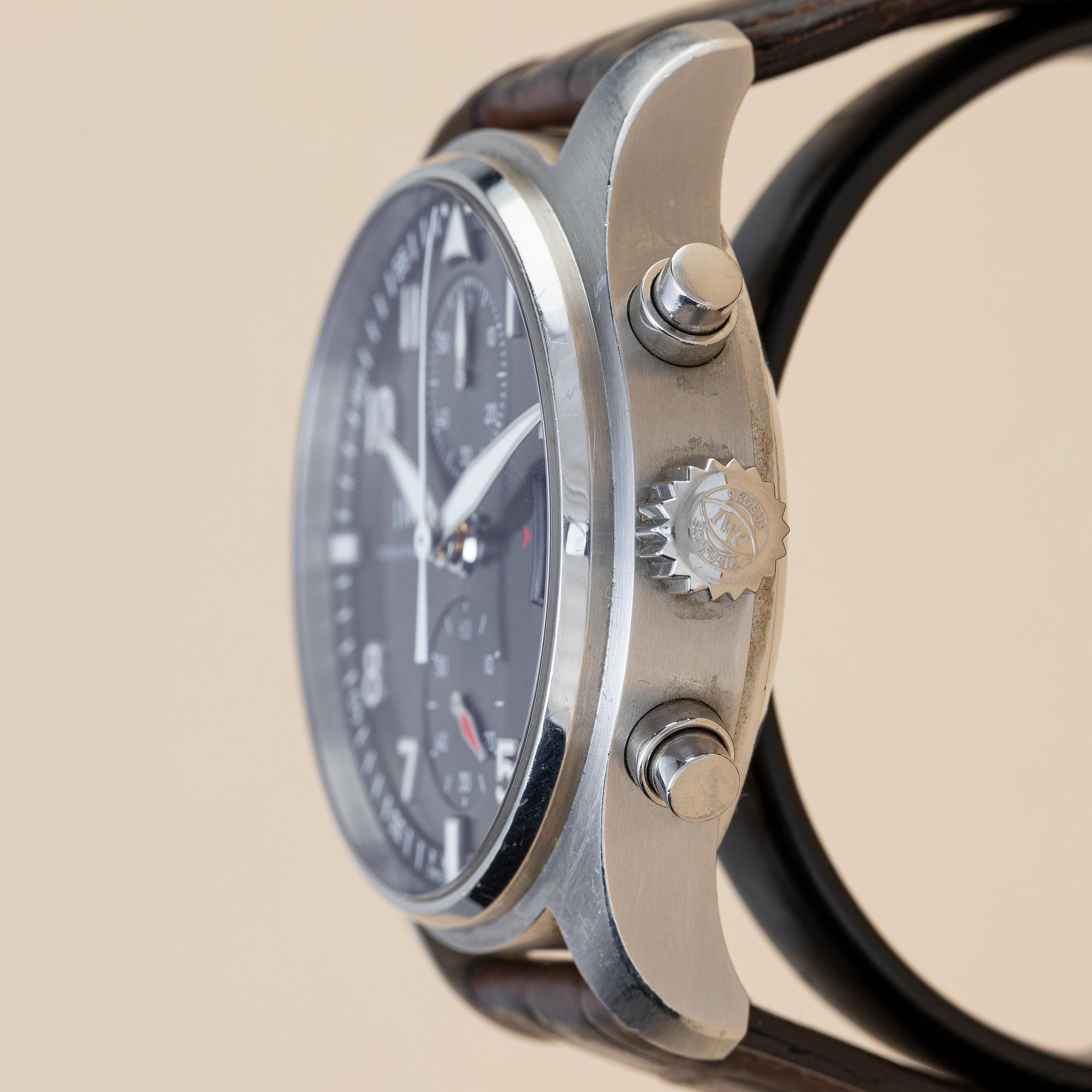 IWC, Schaffhausen, Pilot's Watch, Spitfire Chronograph, "flyback", ca 2014.