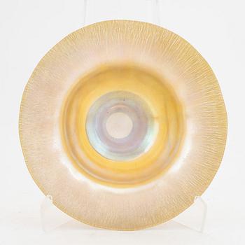 Louis Comfort Tiffany, a 'Favrile' glass bowl, Art Nouveau, USA circa 1900.