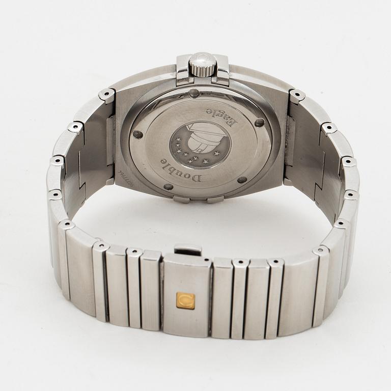 OMEGA, Constellation, Double Eagle, Perpetual Calendar, wristwatch, 38 mm.