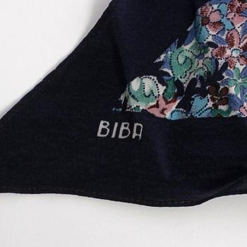 BIBA, silk scarf.