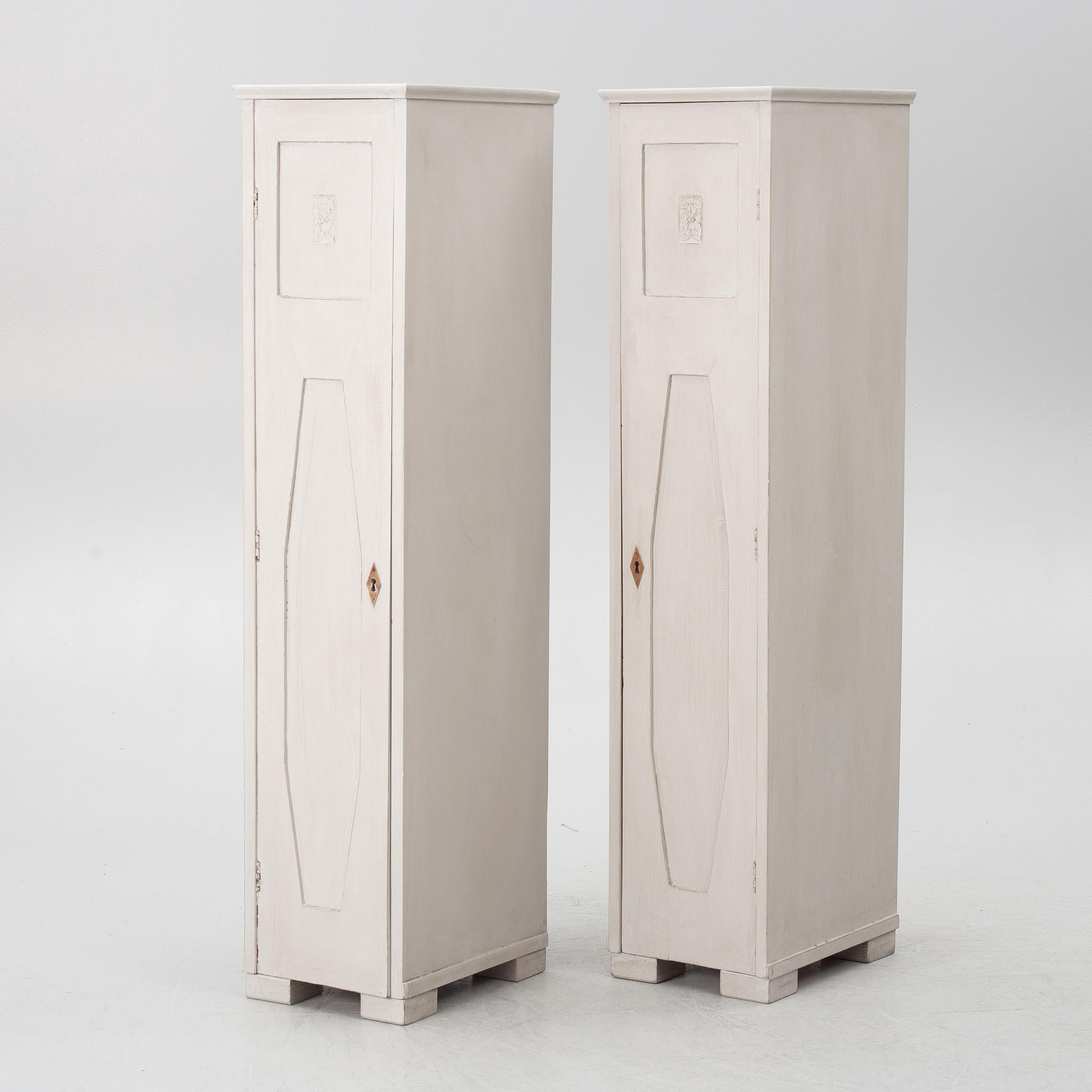 Jugend/Art Nouveau, A pair of early 20th century cabinets.