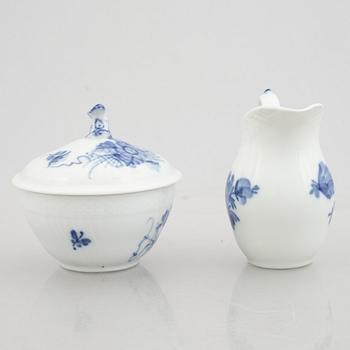 Royal Copenhagen, a 27-piece coffee service, 'Blue Flower', Denmark.