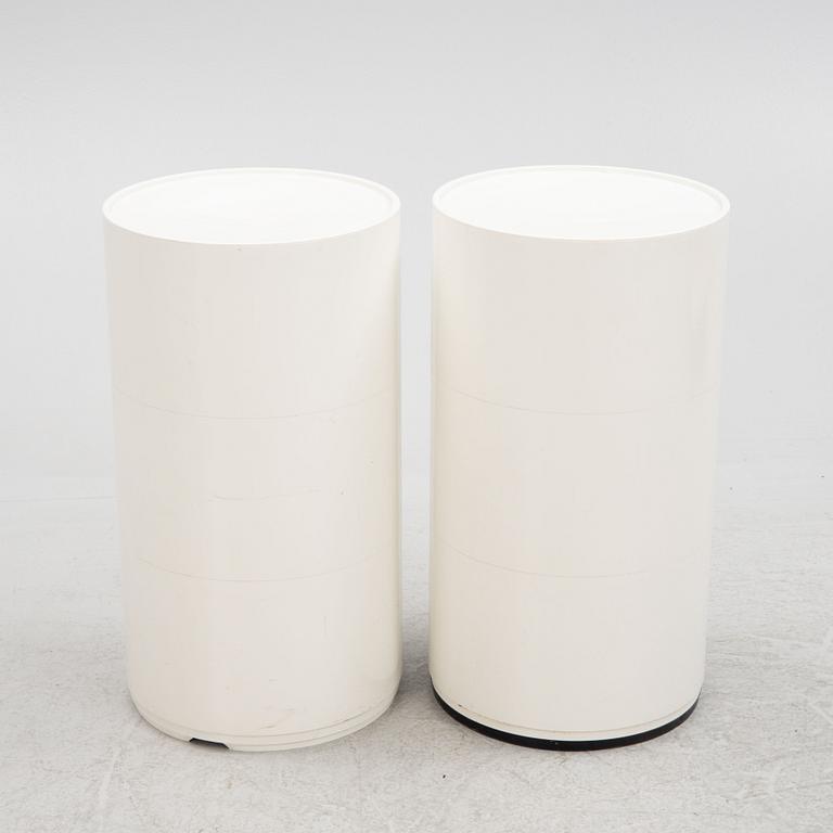 Anna Castelli Ferrieri, a pair of "Componibili 3" cabinets, Kartell.