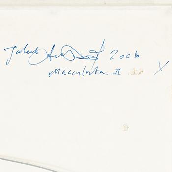 Jacob Anckarsvärd, mixed media and collage on paper, signed and dated 2006 verso.