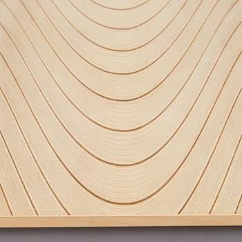 Tapio Wirkkala, experiment with rhythm plywood, manufacturer Soinne & Kni, 1950s.