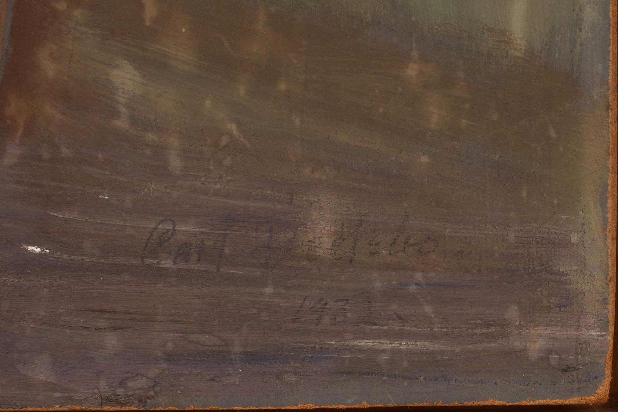 CARL DEELSBO, olja på pannå, signerad och daterad 1932.