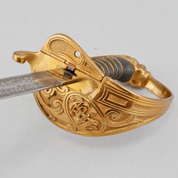 SJÖOFFICERSSABEL, m/1915.