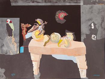 Jorge Castillo, a signed and numbered hand colored serigraph.