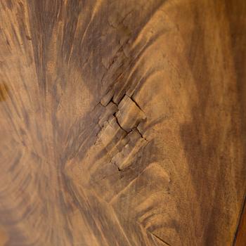 A mahogany veneered grandfather clock by John Parkes London.