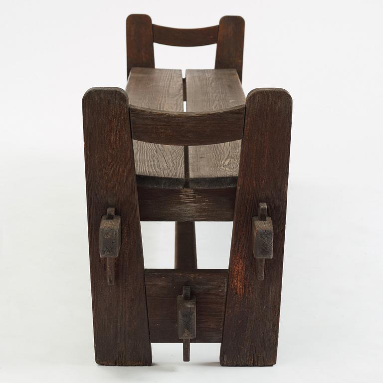 Axel Einar Hjorth, "Skoga" bänk, Nordiska Kompaniet 1933.