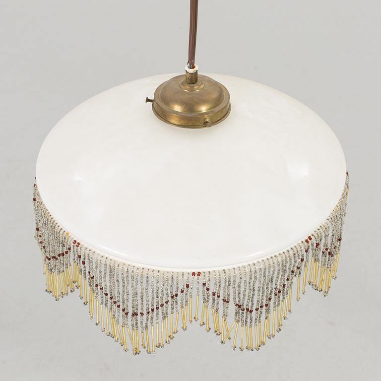 A JUGEND CEILING LAMP, first half of the 20th century.