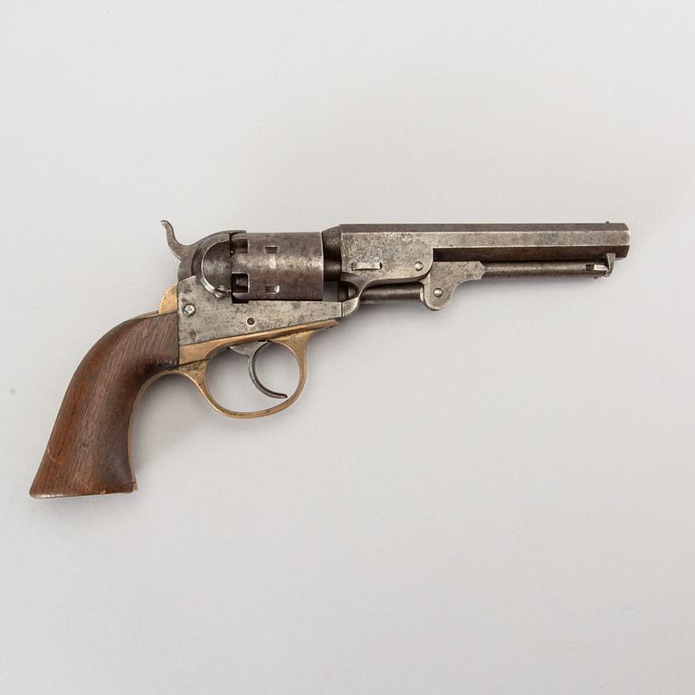 A Cooper Percussion revolver in cal 36, 19th century mid / latter half.