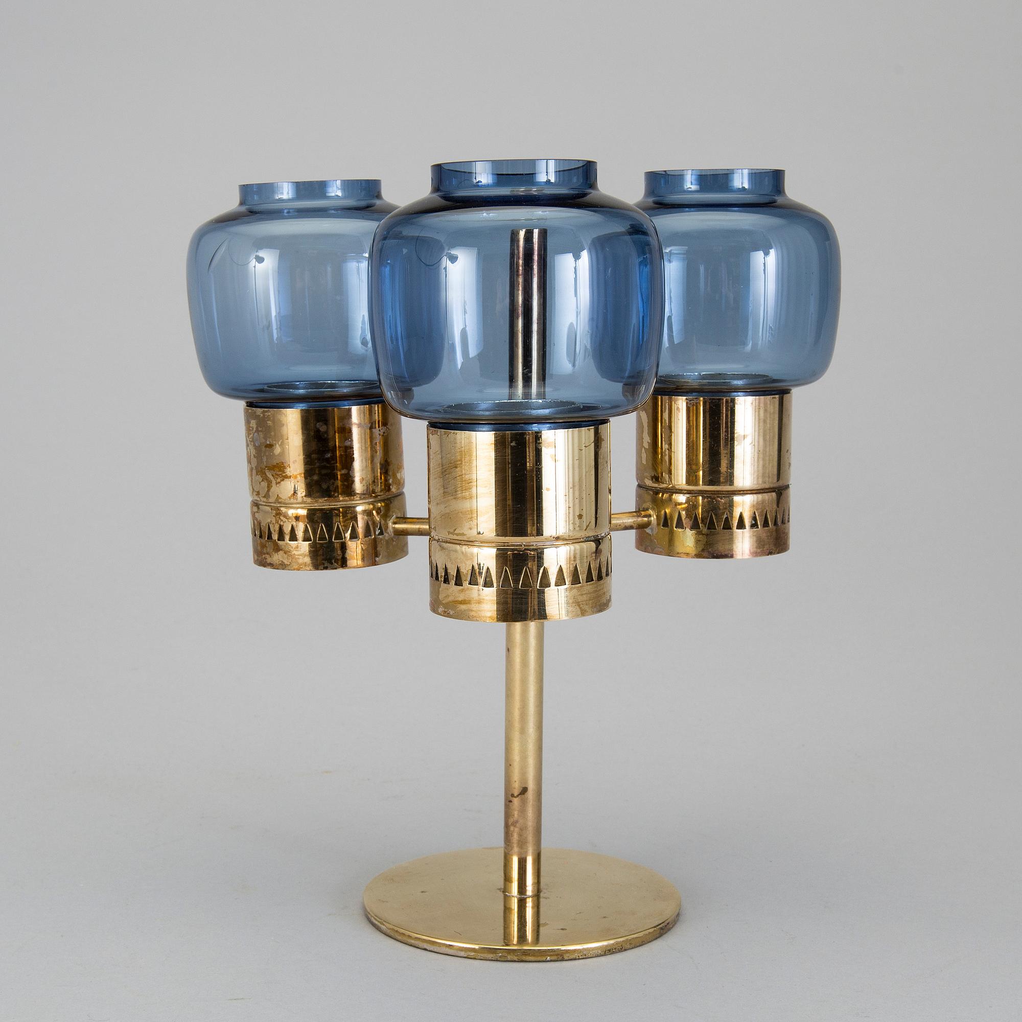 LJUSSTAKE, mässing, Hans Agne Jacobson, Markaryd.