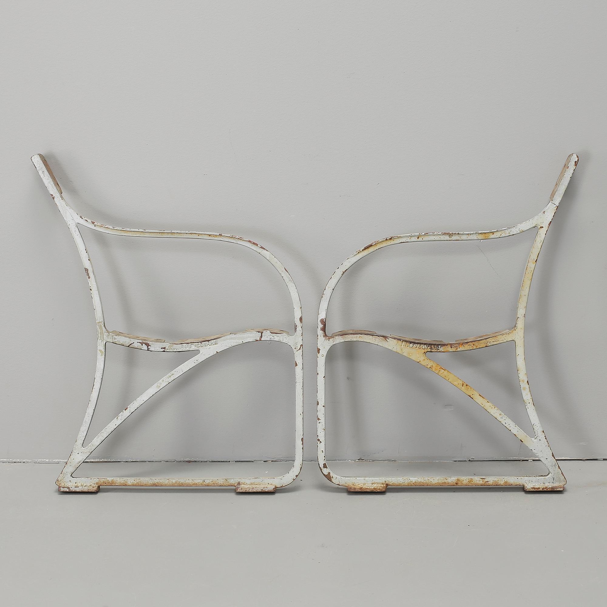 SOFFGAVLAR, gjutjärn. Näfvevarn, 1900-talets andra kvartal.