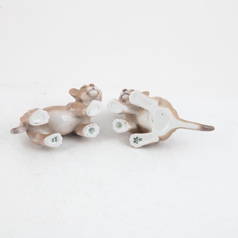 Figurines, 6 pcs, porcelain, Denmark.