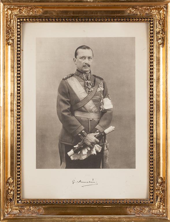 Mannerheim, tryckbild i ram.