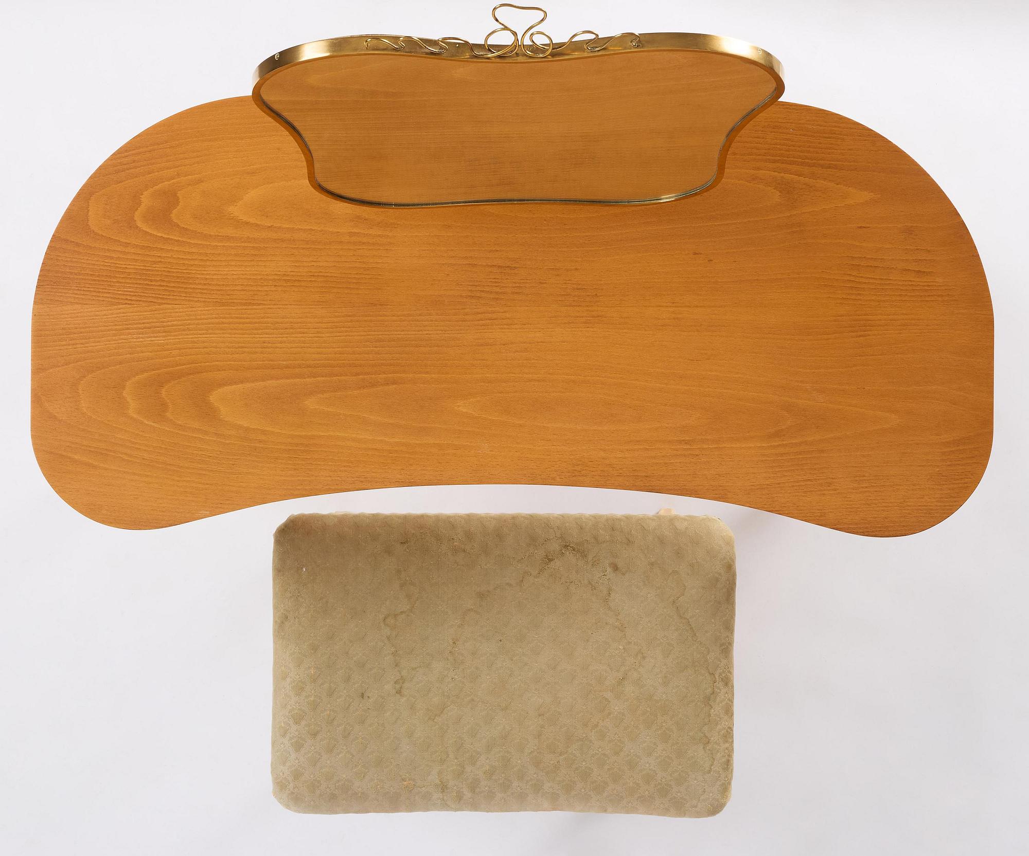 Einar Dahl, a vanity table with stool, cabinetmaker Hjalmar Wikström, for the Stockholm Crafts Association, ca 1939.