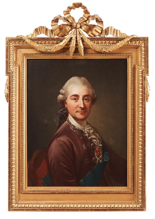 Marcello Bacciarelli Tillskriven, Greve Stanislaw Poniatowski (1732-1798) som kung Stanisław II August av Polen.