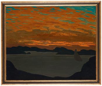 Pelle Swedlund, Ship at dusk.