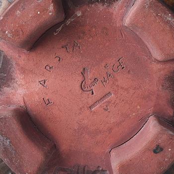 Wilhelm Kåge, a "Farsta" stoneware vase, Gustavsberg studio, Sweden 1952.