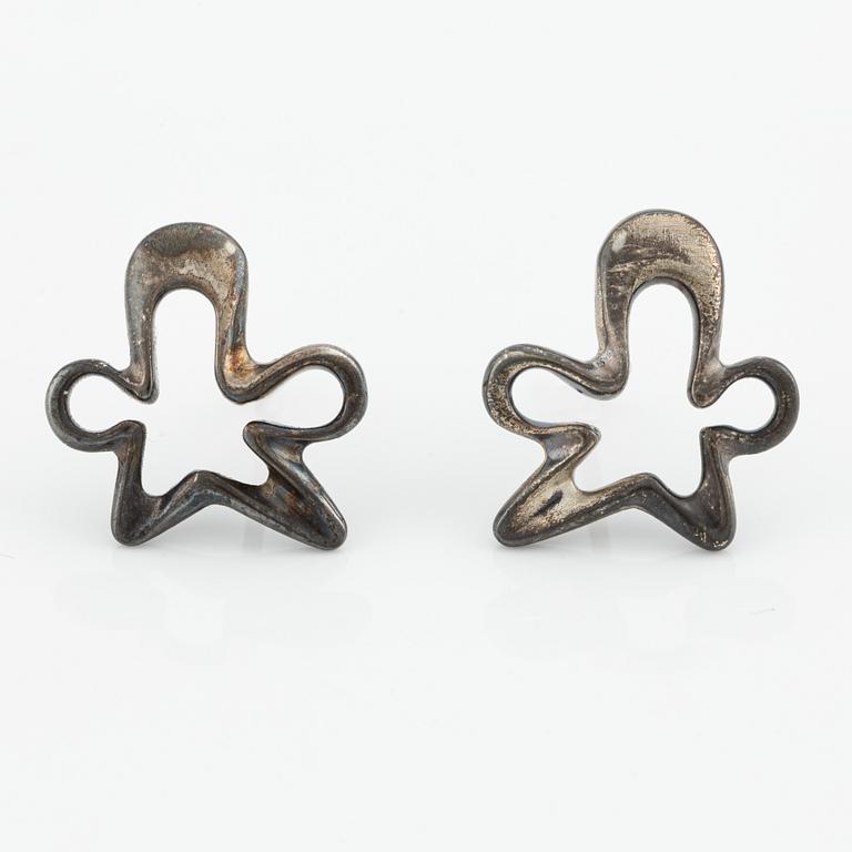 Georg Jensen, Henning Koppel, earrings, sterling silver.