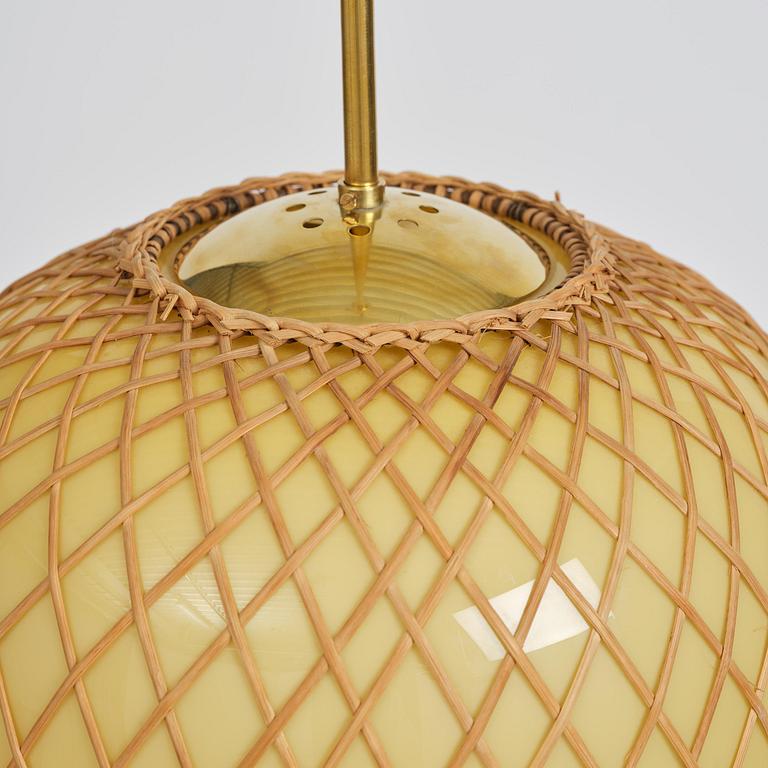 Swedish Modern, a pair of ceiling lamps, 1940s.
