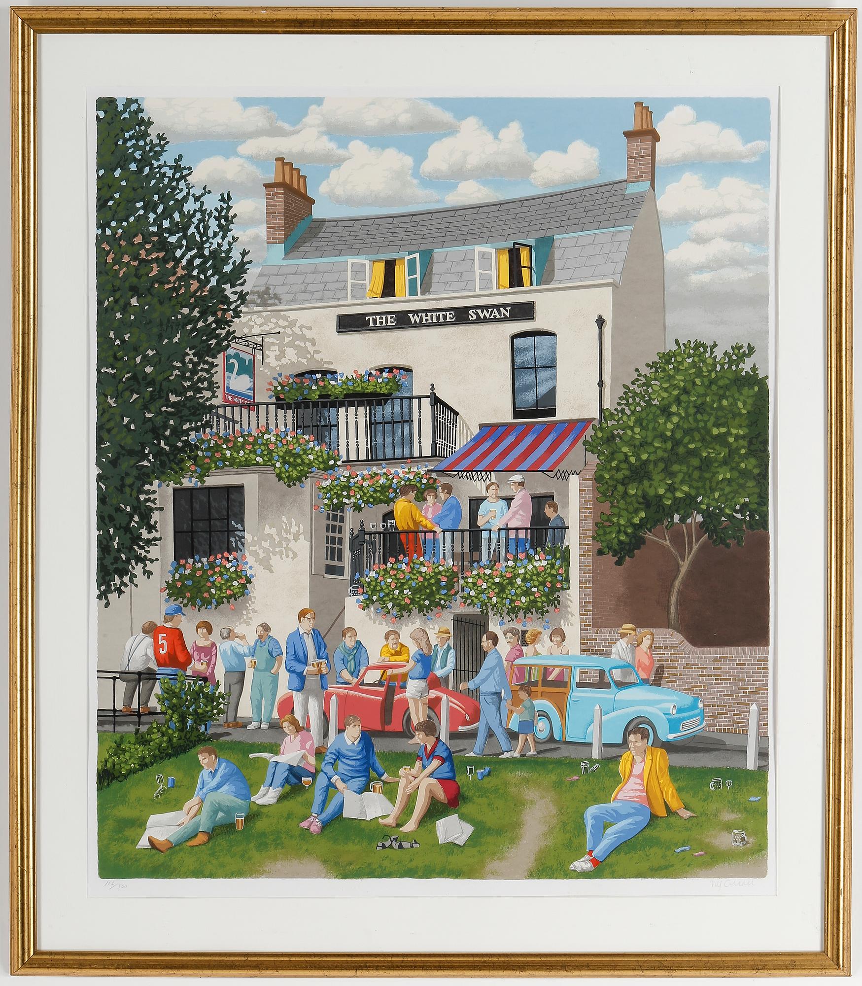 ULF GREDER, färglitografi, signerad, numrerad 116/360.