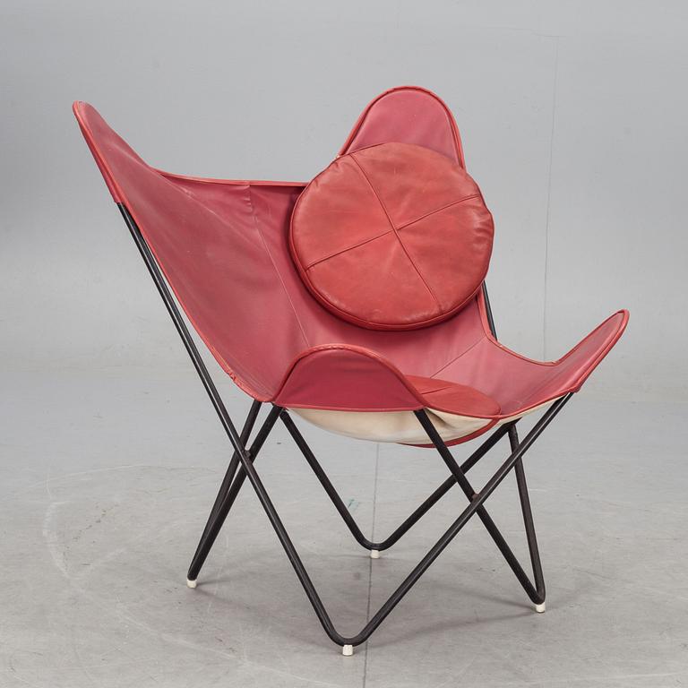 FLADDERMUSFÅTÖLJ, 1900-talets mitt.