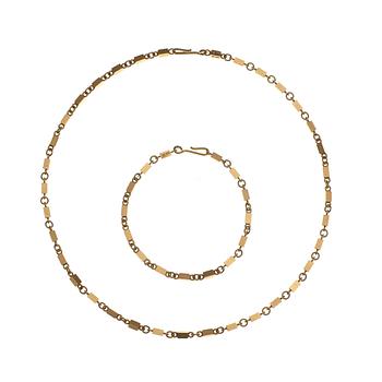 619. WIWEN NILSSON, collier, Lund 1976, 18k.