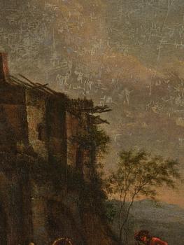 Philips Wouwerman, follower of, Resting company at the blacksmith's.