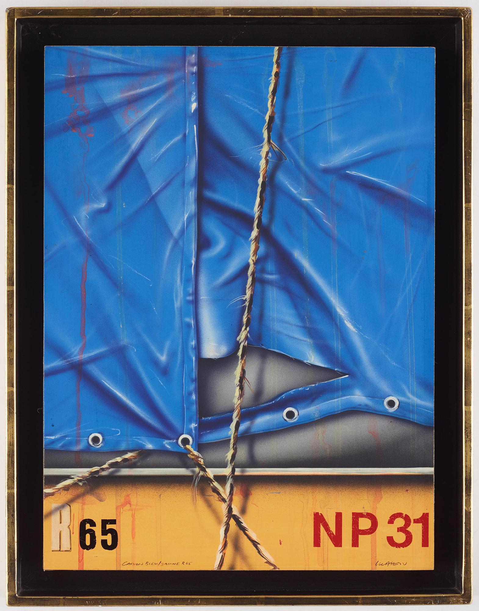 Peter Klasen, "Camion Bleu/Jaune R65".