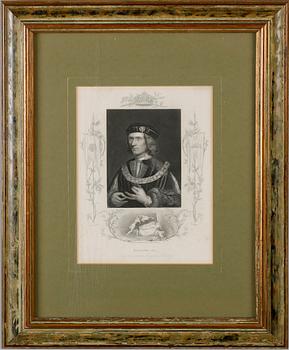 TAVELSVIT, 6 del, England, 1800-/1900-tal.