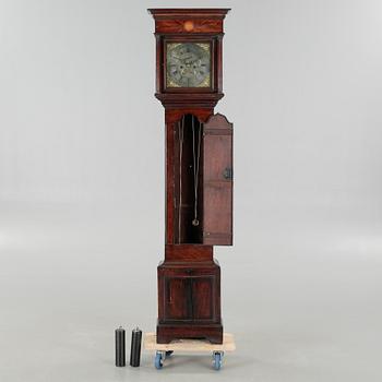 A grandfather clock from England, early 19th century.