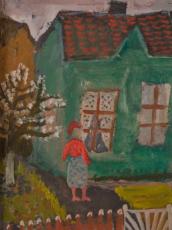 Olle Olsson-Hagalund, Garden chores.