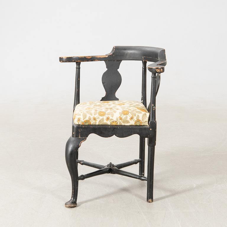 Puderstol, rokoko, 1700-talets andra hälft.